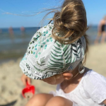 Czapka dziecięca przeciwsłoneczna - Liście