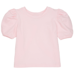 Bluzka dla dziewczynki (t-shirt) jasny róż - Puffy