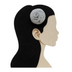 Spinka do włosów dla dziewczynki - jasny szary