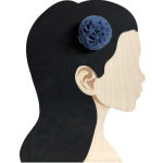 Spinka do włosów dla dziewczynki - jeansowy