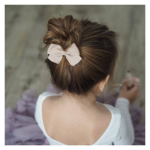 Spinka do włosów dla dziewczynki Kokardka - cielisty/nude